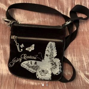 Juicy Couture butterfly cross body bag